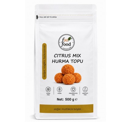 Portakallı Hurma Topu – Doğal Atıştırmalık
