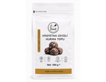 HİNDİSTAN CEVİZLİ HURMA TOPU 250 GR