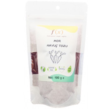 MOR HAVUÇ TOZU 100 GR ( Siyah Havuç Tozu )