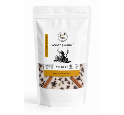 Saray Sherbet with dried apple cinnamon ginger and selected spices